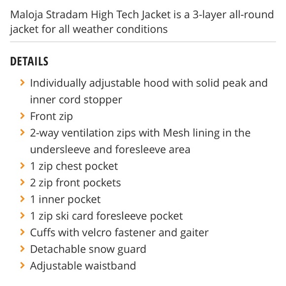 Maloja Stradam High Tech Jacket - Picture 8 of 10